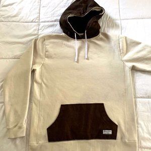 Jiberish Hoodie (Tan and Brown)
